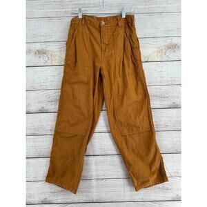 Pilcro Anthropologie The Roamer Utility Pants Womens 27 Brass Brown 6 Pocket